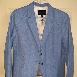 New Ladies light blue lined blazer.